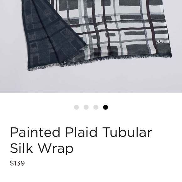 100 percent silk echo scarf - Picture 8 of 8